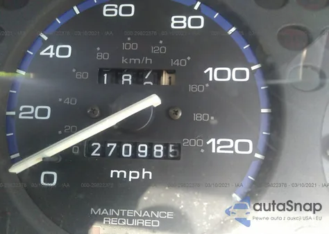 1997 Honda Civic Lx z USA, uszkodzony, nr VIN 2HGEJ6675VH516501